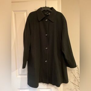 Jone’s New York Classic Black Women's Coat Size 20W